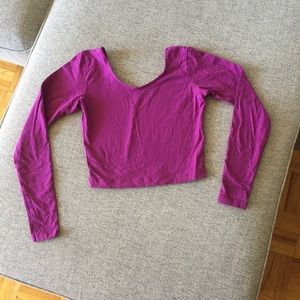 American apparel crop top